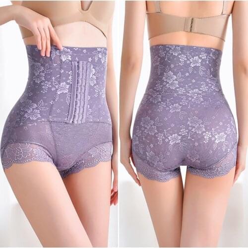 Lyingnana Women High Waist Body Shaper Slim Underwear Tummy Corset Shapewear Panty Lady Control Abdominal Hip Shaping Panties
