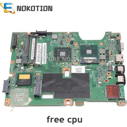 NOKOTION 485218-001 48.4H501.041 For HP Compaq G50 CQ50 CQ60 G60 Laptop Motherboard DDR2 GM45 Free CPU