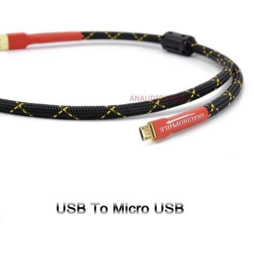 Micro USB Cable USB Type A To Micro USB Audio Data Cable Mobile PC DAC Cable