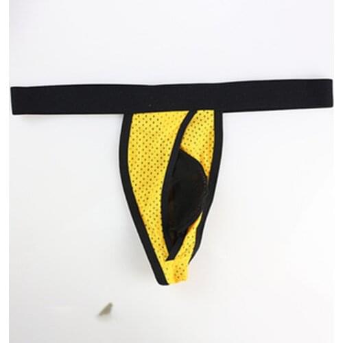 Mens Underwear Panties Thong Sexy Bulge Pouch G-String Underpants Briefs Comfortable Nylon Briefs Male Sexy Briefs