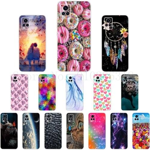 Soft Silicone Phone Case For vivo V20 SE V2022 V20 V2025 Shockproof Copule Back Cover For Funda vivo V20 V 20 VIVO V20SE Coque