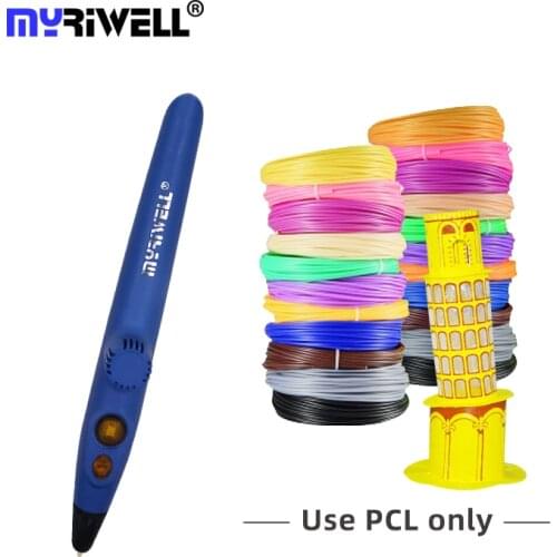 Myriwell RP-200A DIY 3D Pen USB Charging 3D Printing Pen 1.75mm PCL Filament Creative Toy Gift For Kids Design