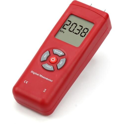 The newest Digital Manometer Air Pressure Meter Pressure Gauges Handheld U type differential pressure meter