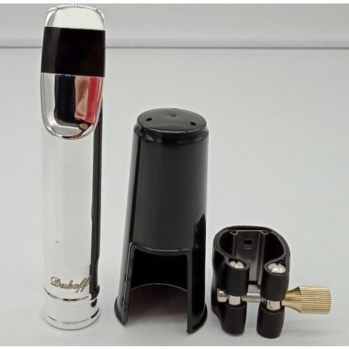 New De Xin Tenor Soprano Alto Saxophone Metal Mouthpiece Professional Advanced Sax Mouth Pieces Accessories Silvering