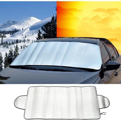 Foldable Auto Car Windshield Snow Fros Windscreen Shade Sunshade Blind Front Window Screen Cover Protector Ice Frost Accessories