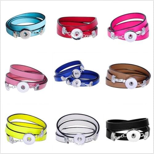 SLB18-1 Interchangealbe 58CM Economical Twining snaps bracelets snaps jewelry fit ginger snaps