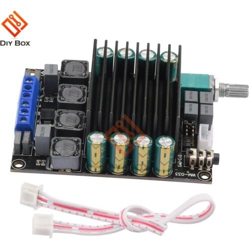 TDA7498 Two-channel Power Amplifier Board DC 12V-36V 2*100W High-power Stereo HIFI Digital Amplifier Audio Board Module