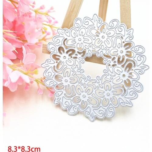 Wreath 2020 Metal Cutting Dies Scrapbooking Photo Album Embossing Paper Card Making Decor Die Nouveau Arrivage 2020 New