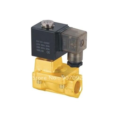 High Quality G1'' Solenoid Valves PU225-08A Pneumatic Valve 2 Way Brass Solenoid Guide Valve Made In China