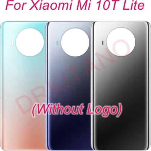 For Xiaomi Mi 10T Lite Back Battery Cover Glass Panel Rear Door Housing Case Replacement For Xiaomi Mi 10T Lite Battery Cover