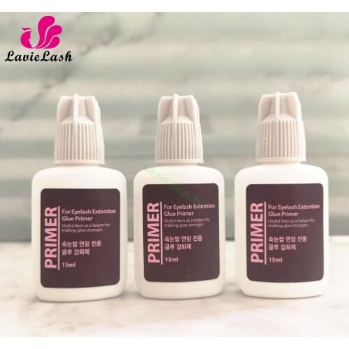 3 pcs original SKY eyelash extension glue primer 15ml keep lashes stay longer make glue stronger lashes beauty bonder primer