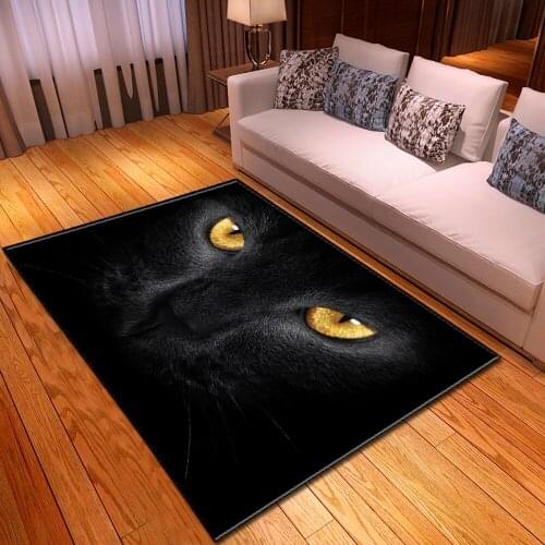 3D Animal Eyes Printed Carpets For Living Room Bedroom Decor Rug Soft Sponge Kids Room Game Rugs Mat Child Play Area Floor Crawl