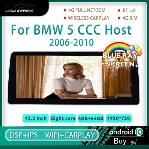 Android 10 car radio 2din For BMW 5 series 2006-2010 CCC Host car multimedia DVD player Stereo receiver GPS navigator Head Unit