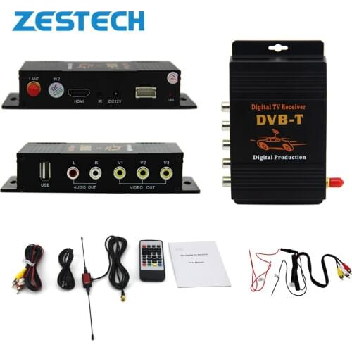 Car tv receiver dvb-t for car dvd player car digital tv tuner box dvb-t for car radio