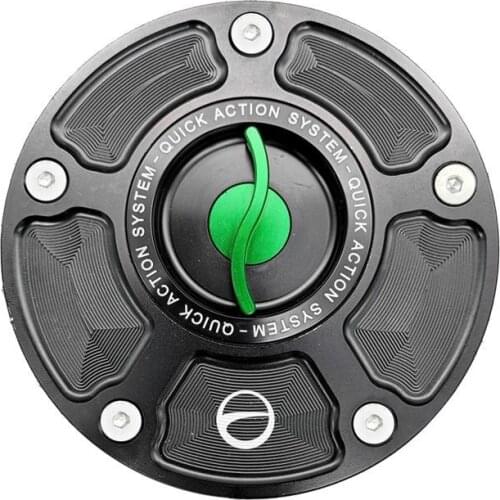 Keyless 9 colors Fuel Gas Caps For KAWASAKI ZX-10R / RR 06-19 ZX-6R 07-17 Z750/Z750R 2007-2017 Z800 2013-2017