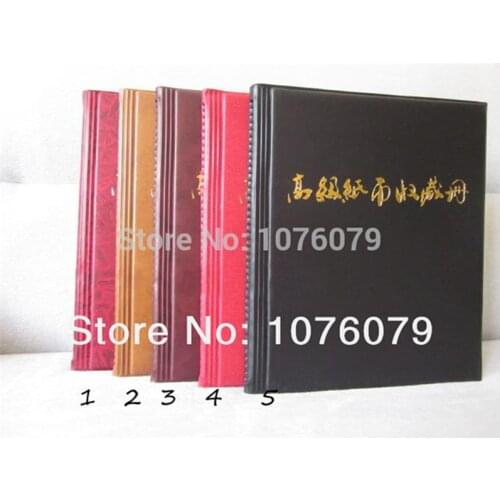 CA5 paper money album,paper money collection book,paper money stock Collection Holds 120 PCS free shopping