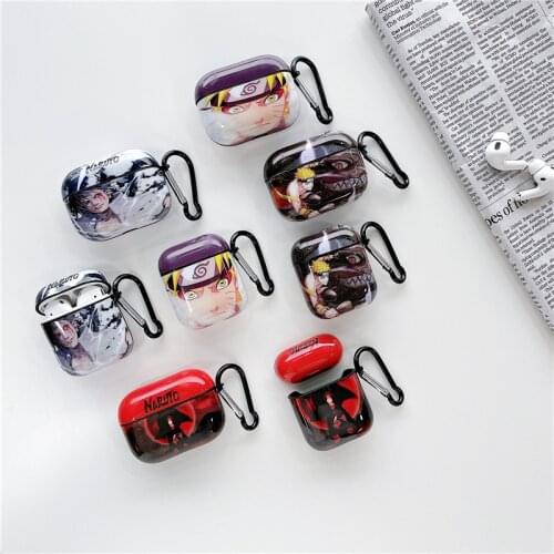 NARUTO Airpods Case Airpods1 2 Airpods Pro Cute Cartoon Bluetooth Headset Shell Men Women Unisex Birthday Gift 2021 News