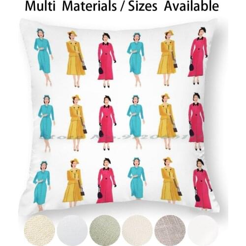 Meldrid Ratched-Watercolor Pillow Case Throw Pillow Cover Cotton Linen Flax Ratched Ratched Netflix Mildred Ratched Netflix