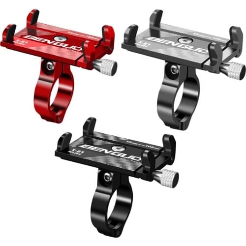 X-81 Motorcycle Bicycle Handlebar Mobile Phone Holder Clip Stand Electric Scooter MTB Mountain Bike GPS Mount Phone Bracket