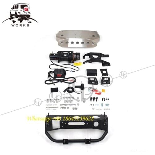 G Class W463 W464 G500 G63 front winch for W463A G63 G500 4X4 square winch guard kit bracket stainless