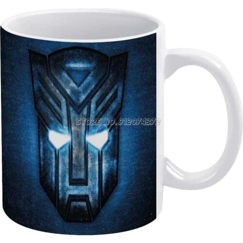 Coffee Mugs 330ml Creative Travel Mug and Cup Office Drinkware Mugs Tazza 5 Robot Symbol Insignia Megatron Starscream Awesome G