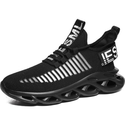 Men Sneakers Mens Running Shoes Mesh Male Light Shoes SIZE 39-46 Outdoor Sport Shoes Mens Cushioning Lace Up Mesh Walking Shoes