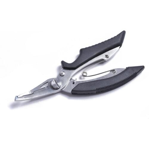 Stainless Steel Fishing Pliers Gripper Multifunction fish control Fishing Scissors Knives Line Cutter Fishing Tools