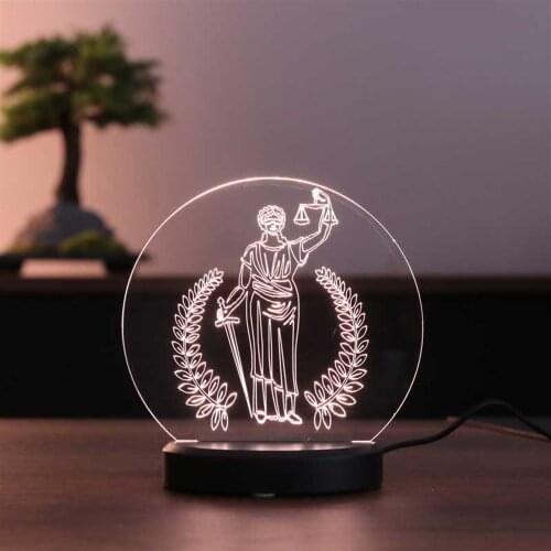Justice Scale Led Night Light
