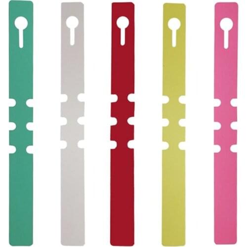 PVC Plastic Plant Marker Plant Lableplant Markers For Garden Ring Plant Tag 21*2cm Waterproof Reusable