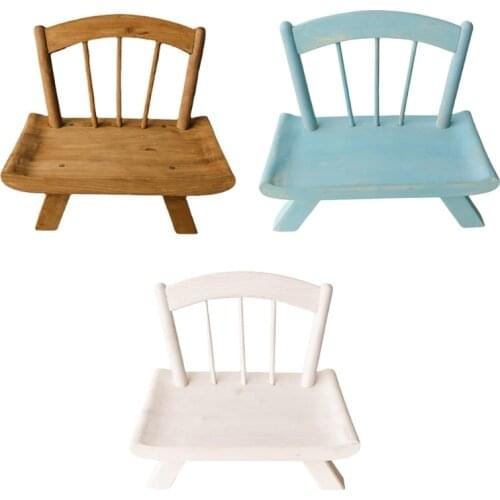 Newborn Photography Props Wooden Chair Multifunctional Furniture for Infant Photo Shooting Fotografia Photoshot Posing Furniture
