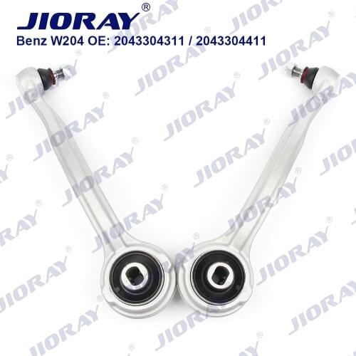 JIORAY Front Control Arm Curve For Benz C-Class W204 W203 CL203 S203 S204 CLK C209 A209 SLK R171 2043304311 2043304411
