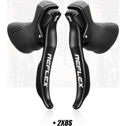 Road bike gear lever 2x8 2x9 2x10 variable speed brake lever 16/18/20 variable speed bicycle transmission