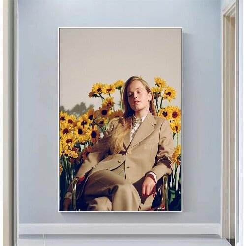 Silk Cloth Wall Poster Jean Campbell Ii Sexy Model Star Art Home Decoration Gift