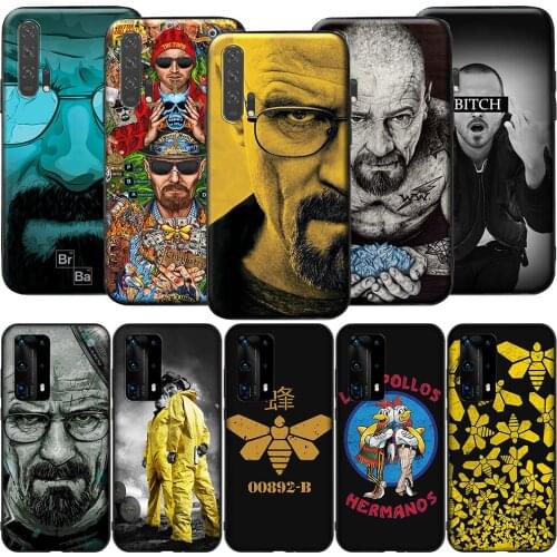 GX89 Heisenberg Breaking Bad Silicone Case for Honor 6A 7A 3GB 7C 7X 8 8A 8X 8C 9 10 Lite View 20S 9A 10X Max Pro