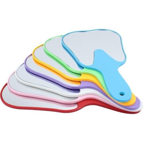Dental Mirror Unbreakable Mouth Teeth Mirror Oral Hygiene Plastic Makeup Mirror Teeth Care Tool Dentist Hand Mirror