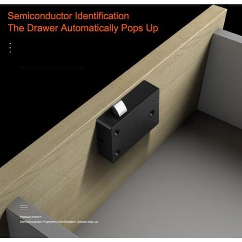 Drawer Smart Electronic Lock Intelligent File Cabinet Lock Storage Cabinet Fingerprint Lock Cabinet Door Fingerprint Lock Furni