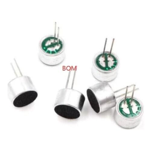 10 PCS/LOT 9x7mm 9767 Microphone Electret Microphone with 2 pin pick-up