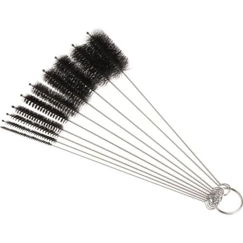 10Pcs Aquarium Brushes Set Pipe Cleaning Tool Tube Cleaner For Drinking Straw Glasses Keyboard Jewelry Bottle Jar Household