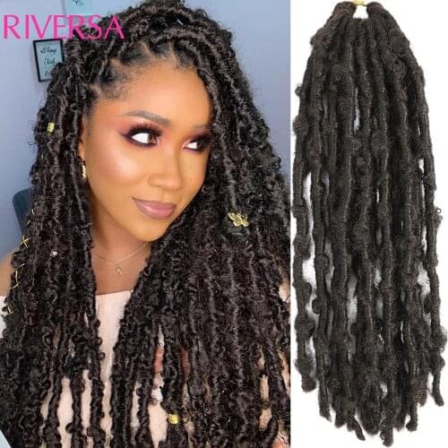 Soft Butterfly Locs Crochet Braiding Hair Faux Locs Accessories Faux Loc Hair cabelo tresses Top Butterfly Locs Dreadlocks Hair