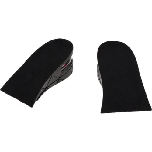 2Pair Height Increase Air Cushion Taller Insoles Elevator Shoes Pads Inserts