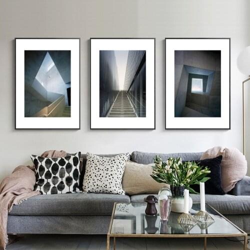 Abstract City Building Canvas Painting Art Modern HD Print n Poster For Living Room Bedroom Dining Room Wall Art Decoration Home