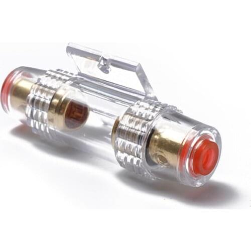 Car Auto Stereo Audio Inline AGU Fuse Holder 4/8 Gauge+100A Amp Fuse