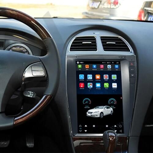 Car gps navigation multimedia player for lexus es350 es240 2006-2012 android radio tape recorder video player vertical screen