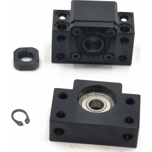 BK12 BF12 SFU1605 SFU1610 SFU1604 Ball screw Support 1pcs BK12 and 1pcs BF12 ball screw end support cnc parts