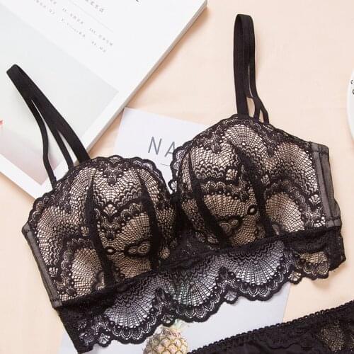 Lace noodles Gather together the magic palms Ring-free comfortable bra sutyen modis sexy bra bras for women