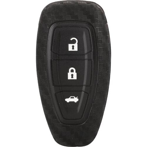 Kutery 3 Buttons Silicone Remote Car Key Case Cover For Ford Focus C-Max Mondeo Kuga Fiesta B-Max
