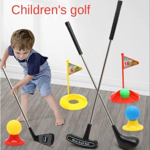 Childrens Sports Golf Toys 12-piece Set of Metal Clubs Parent-child Interaction Outdoor Entertainment Activities Golf Clubs