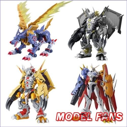 MODEL FANS Original BANDAI Figure-rise Standard WarGreymon MetalGarurumon Omegamon Assembly Action Figure Toys