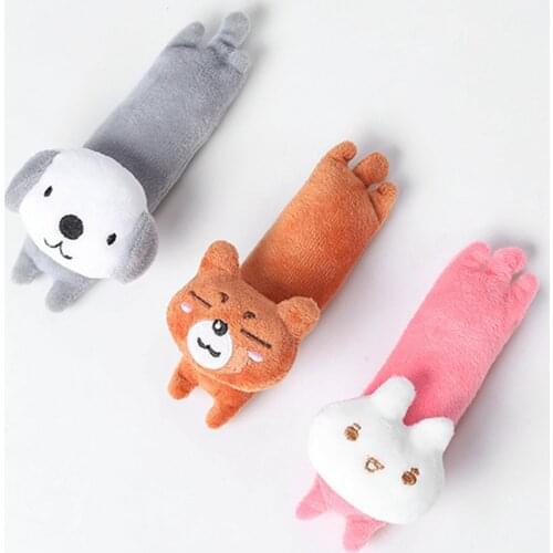 Teeth Grinding Catnip Toys Funny Interactive Plush Cat Toy Pet Kitten Chewing Vocal Toy Claws Thumb Bite Cat mint For Cats