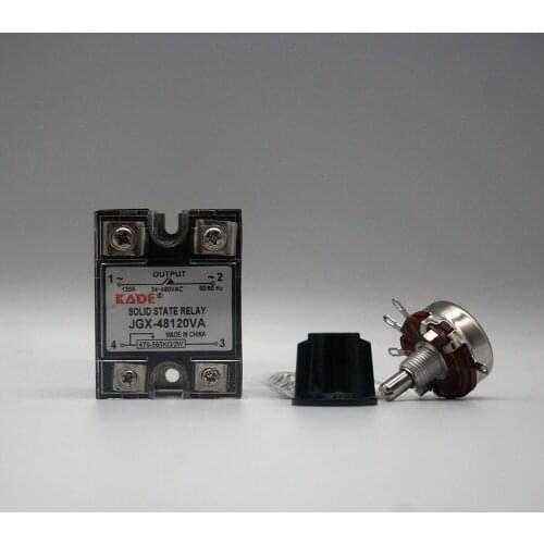 Jgx / ssr-100va / 120VA solid state voltage regulator voltage potentiometer solid state relay plastic dust cover
